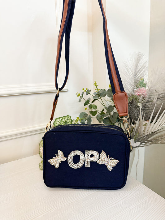 Navy Clara Sling