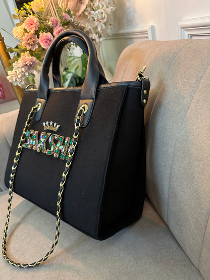 Black Sapphire Elizabeth Tote