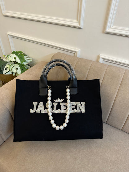 Black Pearlet Tote