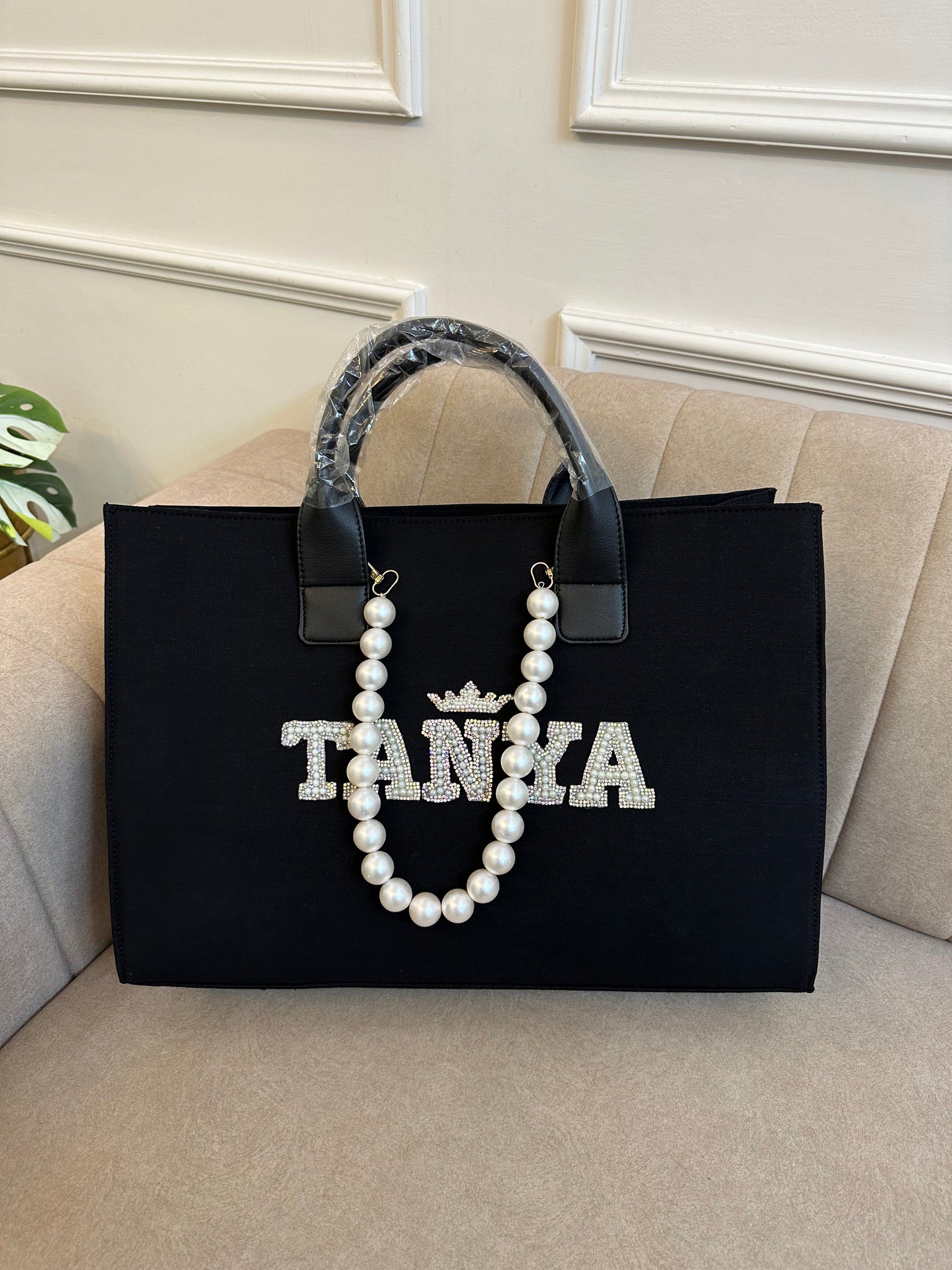 Black Pearlet Tote