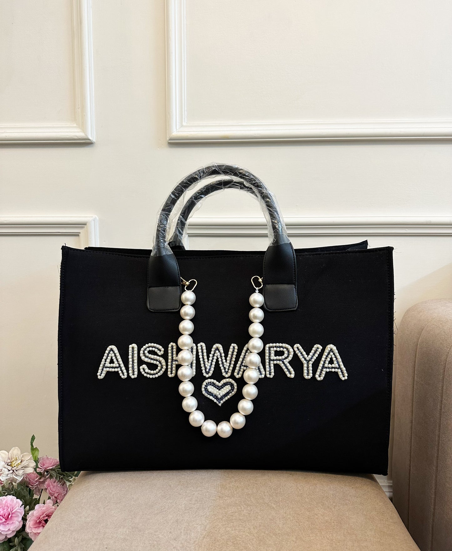 Black Pearlet Tote