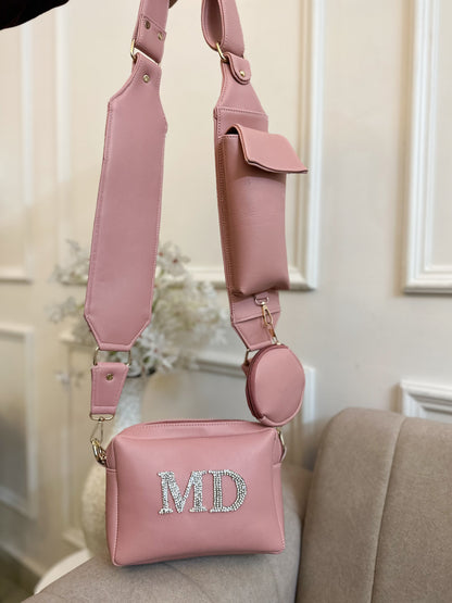 Pink dual compartment Bella sling