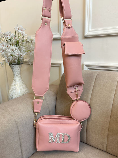 Pink dual compartment Bella sling