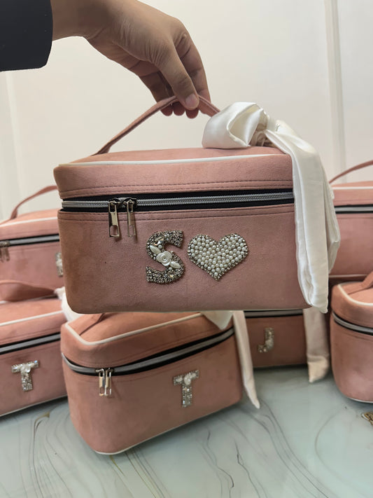 Blush Pink Personalized Makeup Vanity