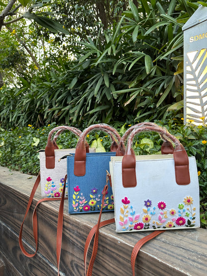 Mini Embroidery Tote- With Name