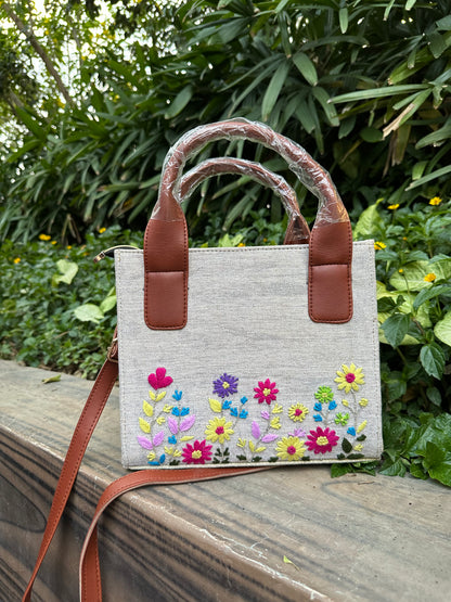 Mini Embroidery Tote- With Name