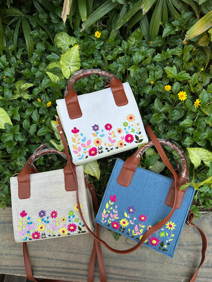 Mini Embroidery Tote- With Name