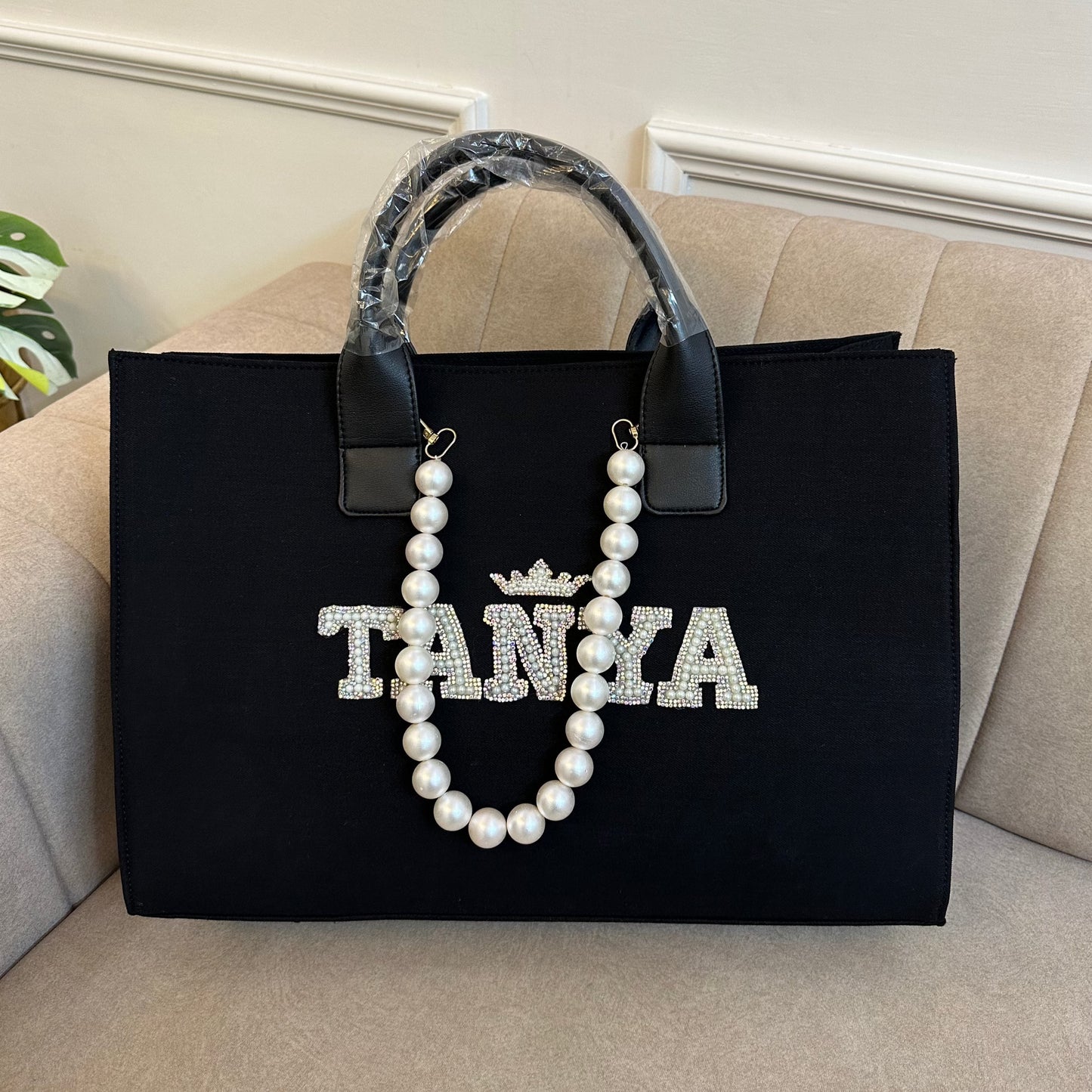 Black Pearlet Tote